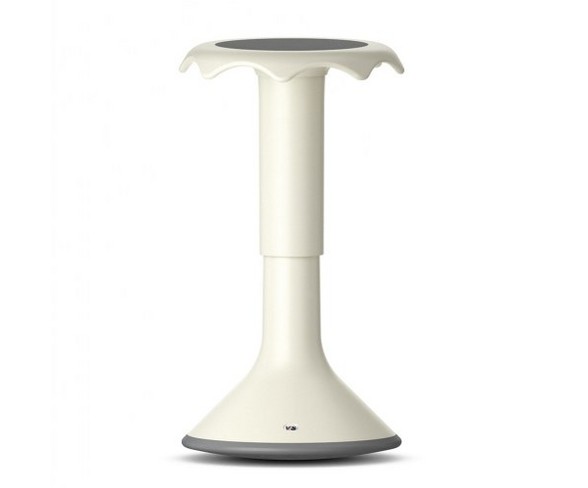 VS America Hokki Plus Adjustable Stool 19"--24" - White