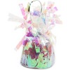 Blue Panda 15-Pack Holographic Tinsel Balloon Weights for Iridescent Birthday Party Supplies and Decorations, 6 oz, 4.5 in. - 3 of 4