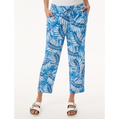 Jones New York Pull On Drawstring Cropped Trouser - S