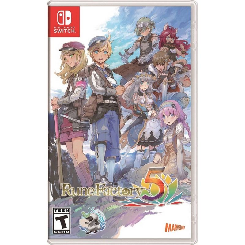 Rune Factory 5 - Nintendo Switch: Action RPG Adventure, Farming Simulation, Teen Rated, 1 of 14
