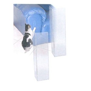 Jumbl Cat Furniture Protector Set of 4, Flexible Vinyl Cat Couch Protector, Stops Scratching - 1 of 1
