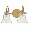 Lark Vera 2 - Light Vanity in  Lacquered Brass - 2 of 4