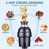 WhizMax Kitchen Garbage Disposal,  Continuous Feed Noise Insulation Food Waste Disposal - 2 of 4