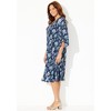 Catherines Women's Plus Size Bejeweled Pleated Shirtdress - 4 of 4
