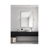Elegant Lighting Rectangle pivot mirror 24x20 inch in silver - 2 of 4