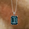 Ross-Simons 14.20 Carat London Blue Topaz Pendant Necklace in Sterling Silver Size 18 - 3 of 4