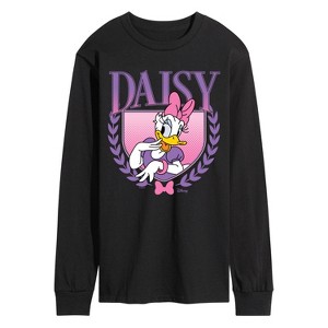Men's - Disney - Daisy Collegiate Long Sleeve Graphic T-Shirt - 1 of 3