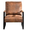 NicBex PU Leather/Microfiber/Velvet Accent Chair with Metal Frame,Mid Century Arm Chair with Cushion for Bedroom,Reading Room - 3 of 4