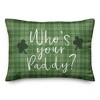 Creative Products Who's Your Paddy 20 x 14 Spun Poly Pillow - image 2 of 3