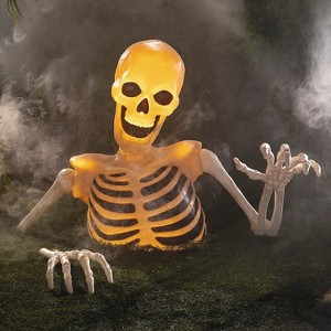 Morris Costumes 4 Ft Light-Up Groundbreaker Skeleton Halloween Decoration - 1 of 4