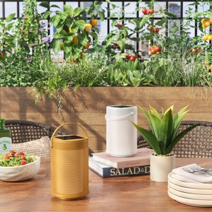 Mesh Solar and Rechargeable USB LED Outdoor Lantern - Room Essentials™ - 1 of 4