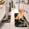 Machine Washable Christmas Holiday Decorative Area Rug Soft Indoor Non Slip Festive Welcome Doormat for Kitchen Bedroom - 3 of 4