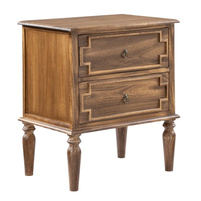 Dietmar 28"Tall 2-Drawer Nightstand | HULALA HOME