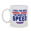 Silver Buffalo Top Gun "The Need For Speed" Ceramic Mug | Holds 20 Ounces - 2 of 4