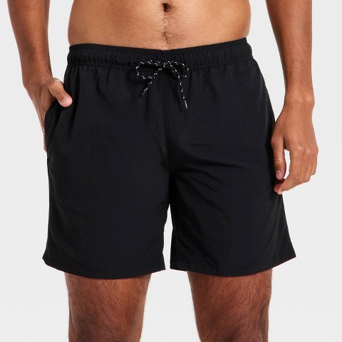 Goodfellow & Co Men's 7'' Swim Trunks - Goodfellow & Co™ Black L
