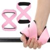Unique Bargains Cotton SBR Sponge Pads Figure Lifting Straps 2 Pcs Light Pink M - 3 of 4