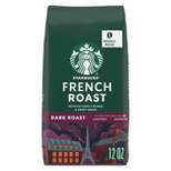 Starbucks Dark Roast Whole Bean Coffee — French Roast — 100% Arabica — 1 bag (12 oz.)