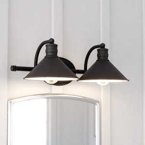 VAXCEL Akron Modern Farmhouse Bathroom Vanity Light Wall Sconce Fixture - 1 of 4