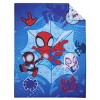 4pc Toddler Spidey and His Amazing Friends Reversible Bed Set - 2 of 4