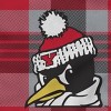 NCAA Youngstown State Penguins Plaid Steel Royal Plush Faux Shearling Blanket - 2 of 3