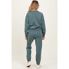 Pinkblush Jade Fleece Long Sleeve Maternity Pullover & Jogger Set - 3 of 3