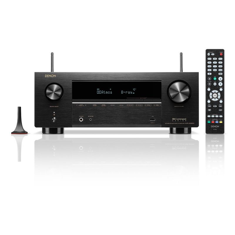 Denon AVR-X2800H 7.2 Channel 8K Home Theater Receiver with Dolby Atmos/DTS:X and HEOS Built-In, 1 of 16