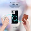 iHome Magnetic Silicone Velo Case, Slim & Shock Absorbent, MagSafe Compatible, iPhone 12/12 Pro, Black - 2 of 4