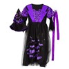 Girls Witch Costume for Girls Kids, Fairytale Witch Halloween Costume Dress Up With Hat,Halloween Witch Dress - 2 of 4