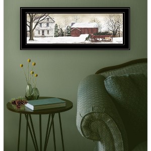 YOOCOZZ Christmas Trendy Decoration, Xmas Wall Decor -"Christmas Trees for Sale" By Billy Jacobs, Ready to Hang Framed Print, Black Frame - 1 of 4