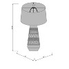 Mark & Day Munderfing 26"H x 15"W x 15"D Modern Tan Table Lamps - 3 of 4