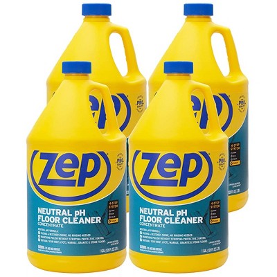 Zep Concentrated Neutral pH Floor Cleaner – Safe on Protective Finishes - 1 Gallon