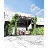 10x10 Ft Outdoor Spruce Wooden Gazebo Pergola with Canopy and Installation Kit - 4 of 4