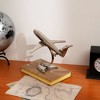 TopComfy Decorative Object Retro Aluminum Airplane Sculpture Nickel Finished Table Accent for Home Decor, Silver, 8"*8"*6" - 2 of 4