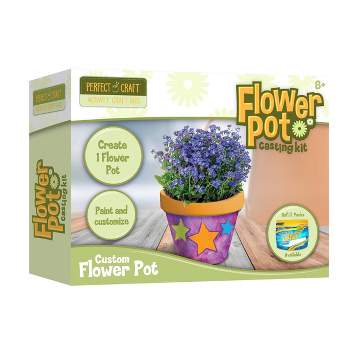 Flower Pot Kit Kids Craft - Complete Art Kits for Kids 4-6 Set Comes with  Planters, Paints, Brushes & Much More - Paint Your Own Pot Set Garden Kit  for Kids 