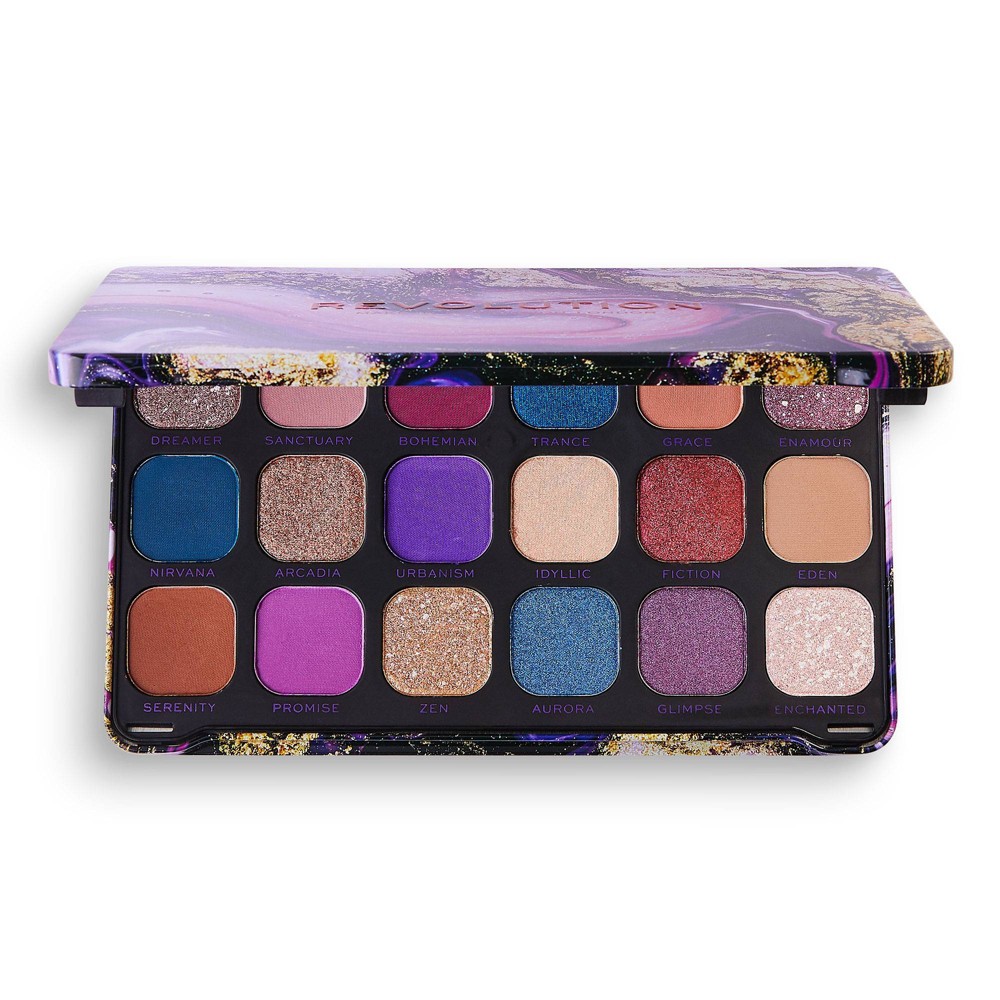 Makeup Revolution Forever Flawless Eyeshadow Palette - Eutopia - 0.77oz