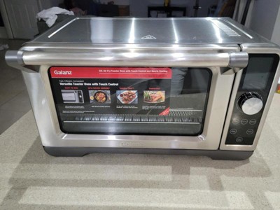 Galanz 1.1 Cu Ft 1800 Watts Air Fry Toaster Oven in Stainless Steel with  Touch Controls and Quartz Heating