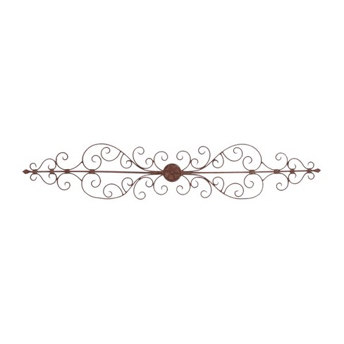 NEW Deco 79 26545 Metal Wall Plaque 44" x 8" FREE SHIPPING 