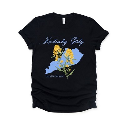 Simply Sage Market Women's Kentucky Girly Flower Short Sleeve Graphic Tee