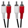 Monoprice Two-Channel Cable - 6 Feet - Black | 28AWG, with Red and White 2 RCA Plug/2 RCA Plug Male/Male - 2 of 4