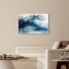 Art Remedy Inked Waves Blue Abstract Wall Art Unframed - 2 of 4