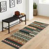 Washable Modern Geometric Patchworked Area Rugs, Soft Non Slip Contemporary Floor Carpet for Home Office - 4 of 4