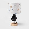 Spaceship Figural Kids' Table Lamp Black - Pillowfort™ - 2 of 4
