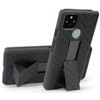 Nakedcellphone Case with Stand and Belt Clip Holster for Google Pixel 4a 5G - Black - 4 of 4