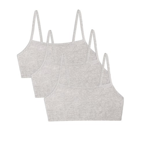 Fruit Of The Loom Women's Spaghetti Strap Cotton Sports Bra 3-pack