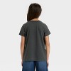 Girls' The Nightmare Before Christmas Sally Halloween Short Sleeve Graphic T-Shirt - Dark Gray - 3 of 4
