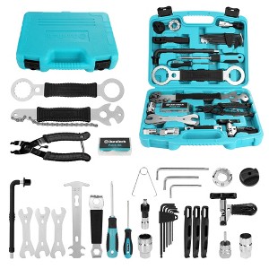 Generic 41 Pieces Bike Repair Tools, Complete Bike Tools Kit with Storage Box - 1 of 4