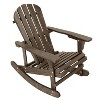 Saint Birch Adirondack Wooden Rocking Chair - 2 of 4