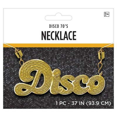 Adult 70S Disco Necklace Accessory Halloween Costume