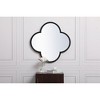 Elegant Lighting Metal plum mirror 28 inch in x 28 inch in Black - 2 of 4