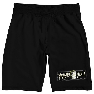 The Munsters Munster Mania Men's Black Sleep Pajama Shorts - 1 of 4